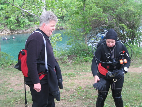 Gary and Lisa gearing up