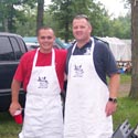 Jason and Tony at a White Quarry BBQ