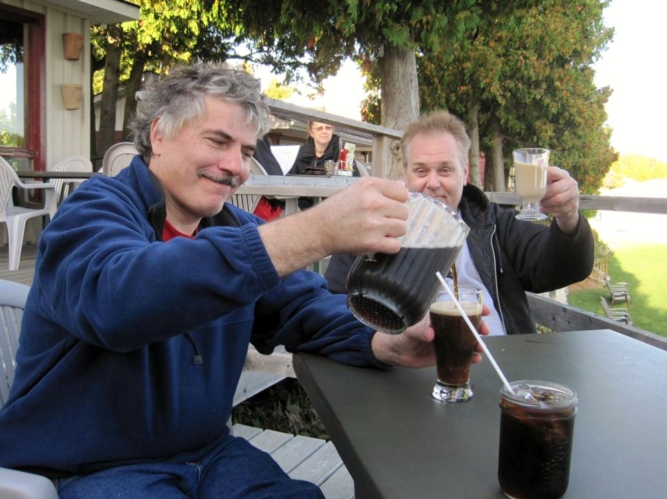 Nice frosty beverage